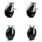Service Caster 8 Inch Kingpinless Phenolic Wheel Caster Brakes 2 Rigid, 2PK SCC-KP30S820-PHR-SLB-2-R-2 - alternate 1